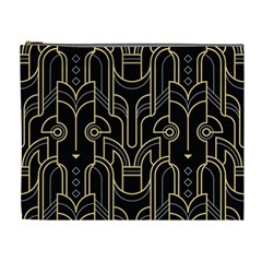 Art Deco Geometric Abstract Pattern Vector Cosmetic Bag (xl)