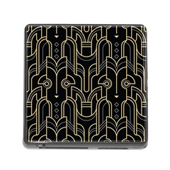 Art Deco Geometric Abstract Pattern Vector Memory Card Reader (square 5 Slot) by BangZart