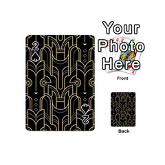 Art Deco Geometric Abstract Pattern Vector Playing Cards 54 Designs (mini) by BangZart