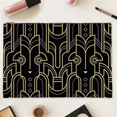 Art Deco Geometric Abstract Pattern Vector Cosmetic Bag (xxl) by BangZart