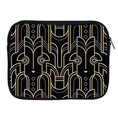 Art Deco Geometric Abstract Pattern Vector Apple Ipad 2/3/4 Zipper Cases by BangZart