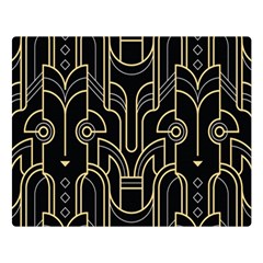 Art Deco Geometric Abstract Pattern Vector Double Sided Flano Blanket (large)  by BangZart