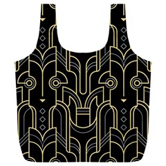 Art Deco Geometric Abstract Pattern Vector Full Print Recycle Bag (xxxl) by BangZart