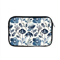 Indigo watercolor floral seamless pattern Apple MacBook Pro 15  Zipper Case