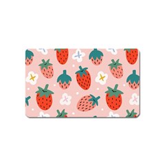 Strawberry Seamless Pattern Magnet (name Card) by BangZart