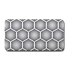 Halftone Tech Hexagons Seamless Pattern Medium Bar Mats by BangZart