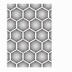 Halftone Tech Hexagons Seamless Pattern Large Garden Flag (two Sides) by BangZart