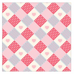 Cute Kawaii Patches Seamless Pattern Large Satin Scarf (square) by BangZart