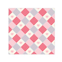 Cute Kawaii Patches Seamless Pattern Small Satin Scarf (square) by BangZart