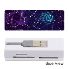 Realistic Night Sky Poster With Constellations Memory Card Reader (stick) by BangZart