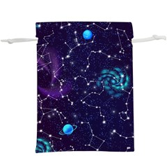 Realistic Night Sky Poster With Constellations  Lightweight Drawstring Pouch (xl) by BangZart