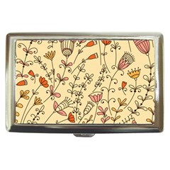 Seamless Pattern With Different Flowers Cigarette Money Case by BangZart