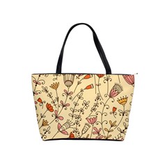 Seamless Pattern With Different Flowers Classic Shoulder Handbag by BangZart