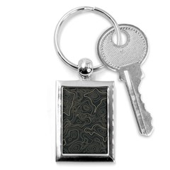 Damask Seamless Pattern Key Chain (rectangle) by BangZart