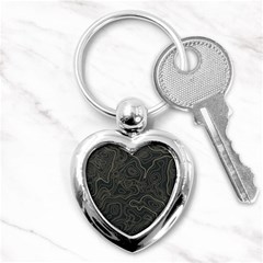 Damask Seamless Pattern Key Chain (heart) by BangZart