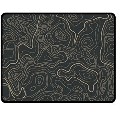 Damask Seamless Pattern Double Sided Fleece Blanket (medium)  by BangZart