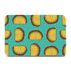 Taco Drawing Background Mexican Fast Food Pattern Plate Mats by BangZart