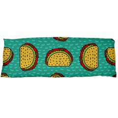 Taco Drawing Background Mexican Fast Food Pattern Body Pillow Case (dakimakura) by BangZart