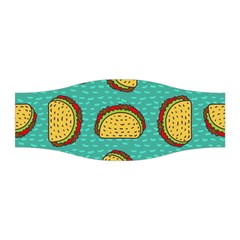 Taco Drawing Background Mexican Fast Food Pattern Stretchable Headband by BangZart