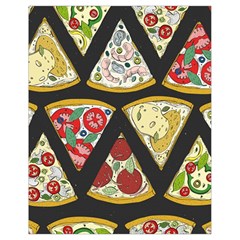 Vector Seamless Pattern With Italian Pizza Top View Drawstring Bag (small) by BangZart