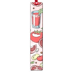 Tomato Seamless Pattern Juicy Tomatoes Food Sauce Ketchup Soup Paste With Fresh Red Vegetables Large Book Marks by BangZart