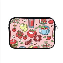 Tomato Seamless Pattern Juicy Tomatoes Food Sauce Ketchup Soup Paste With Fresh Red Vegetables Apple Macbook Pro 15  Zipper Case by BangZart