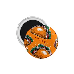 Seamless Pattern With Taco 1 75  Magnets by BangZart