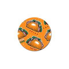 Seamless Pattern With Taco Golf Ball Marker (4 Pack) by BangZart