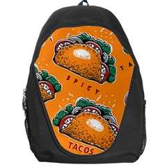 Seamless Pattern With Taco Backpack Bag by BangZart