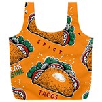 Seamless pattern with taco Full Print Recycle Bag (XXL) Front