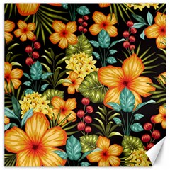 Fabulous Colorful Floral Seamless Canvas 20  X 20  by BangZart