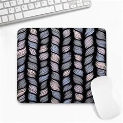 Seamless pattern with interweaving braids Large Mousepads