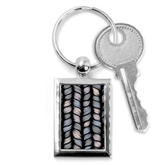 Seamless Pattern With Interweaving Braids Key Chain (rectangle) by BangZart