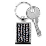 Seamless pattern with interweaving braids Key Chain (Rectangle) Front