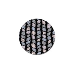 Seamless pattern with interweaving braids Golf Ball Marker (4 pack)