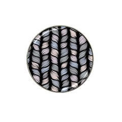 Seamless pattern with interweaving braids Hat Clip Ball Marker