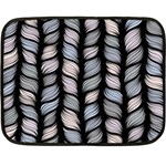 Seamless pattern with interweaving braids Double Sided Fleece Blanket (Mini)  35 x27  Blanket Front