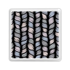 Seamless pattern with interweaving braids Memory Card Reader (Square)