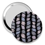 Seamless pattern with interweaving braids 3  Handbag Mirrors Front