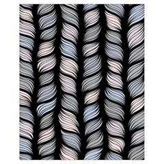 Seamless pattern with interweaving braids Drawstring Bag (Small)