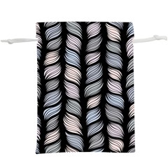 Seamless pattern with interweaving braids  Lightweight Drawstring Pouch (XL)