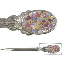 Floral Seamless Pattern With Flowers Vintage Background Colorful Illustration Letter Opener by BangZart