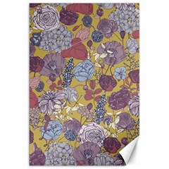 Floral Seamless Pattern With Flowers Vintage Background Colorful Illustration Canvas 20  X 30 