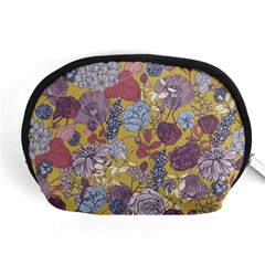 Floral Seamless Pattern With Flowers Vintage Background Colorful Illustration Accessory Pouch (medium) by BangZart