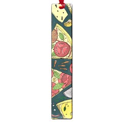 Vector Seamless Pizza Slice Pattern Hand Drawn Pizza Illustration Great Background Large Book Marks by BangZart