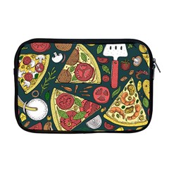 Vector Seamless Pizza Slice Pattern Hand Drawn Pizza Illustration Great Background Apple Macbook Pro 17  Zipper Case by BangZart