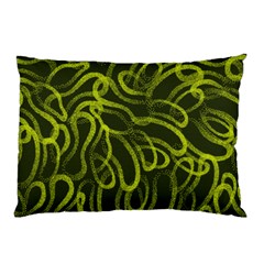 Green Abstract Stippled Repetitive Fashion Seamless Pattern Pillow Case (two Sides) by BangZart