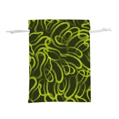 Green Abstract Stippled Repetitive Fashion Seamless Pattern Lightweight Drawstring Pouch (s) by BangZart