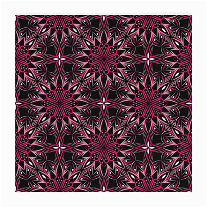 Seamless pattern with flowers oriental style mandala Medium Glasses Cloth (2 Sides)