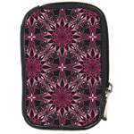 Seamless pattern with flowers oriental style mandala Compact Camera Leather Case Front